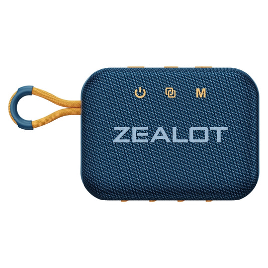Zealot S75 Portable Outdoor IPX6 Waterproof Bluetooth Speaker(Blue) by ZEALOT
