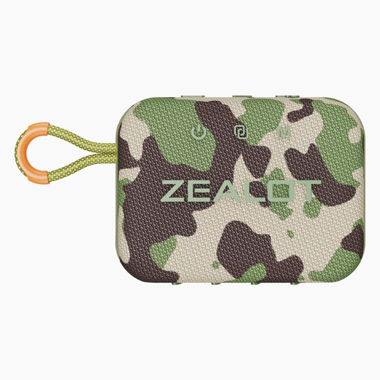 Zealot S75 Portable Outdoor IPX6 Waterproof Bluetooth Speaker(Camouflage) by ZEALOT