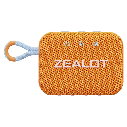 Zealot S75 Portable Outdoor IPX6 Waterproof Bluetooth Speaker(Orange) by ZEALOT
