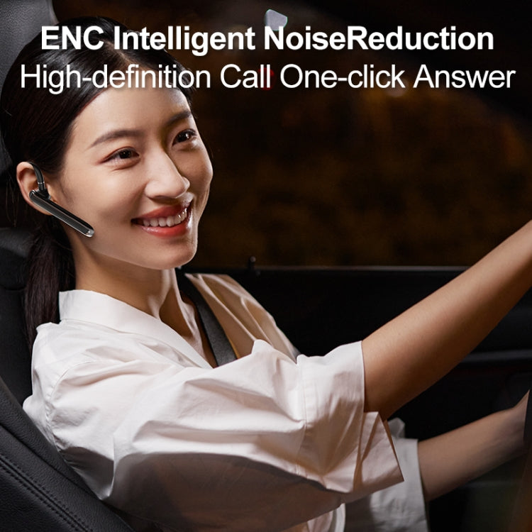 880 Ear Mounted ENC Noise Reduction Wireless Bluetooth Earphone(Blue) by buy2fix