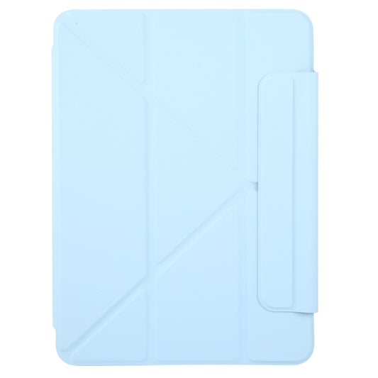 For iPad Pro 11 2025 / 2024 Y-Shape Double-sided Clip Magnetic Smart Tablet Case(Blue) by buy2fix