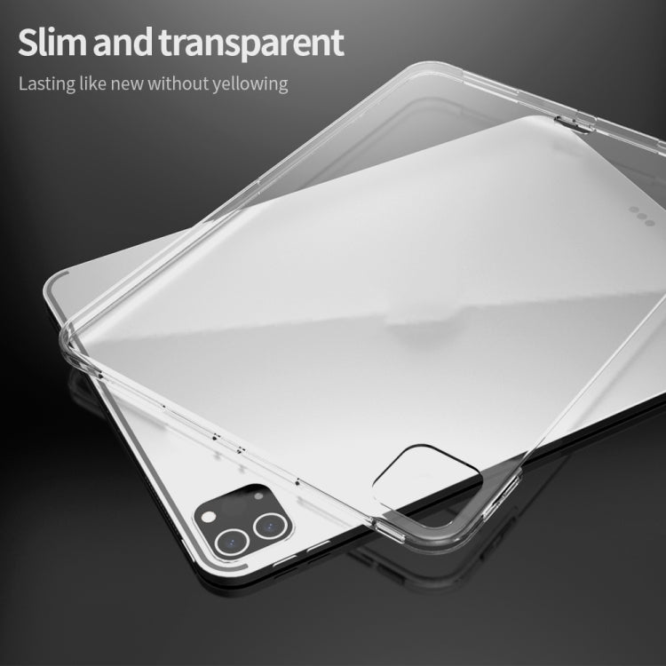 For iPad Air 13 2025 / 2024 Shockproof Soft TPU Protective Tablet Case(Transparent) by buy2fix