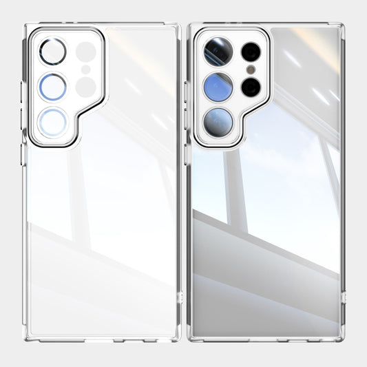 For Samsung Galaxy S25 Ultra 5G Acrylic Hybrid TPU Armor Shockproof Phone Case(Transparent) by buy2fix