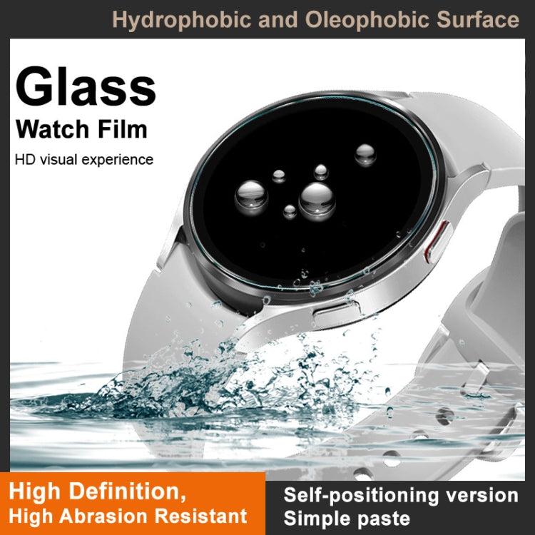 For Samsung Galaxy Watch5 44mm IMAK Tempered Glass Watch Protective Film Self-contained Positioning Version by imak