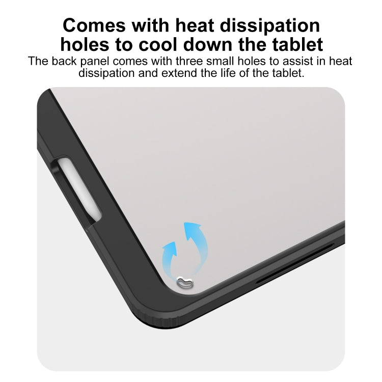 For iPad Pro 13 2025 / 2024 Mutural Pinyue Series Smart Leather Tablet Case(Grey) by Mutural