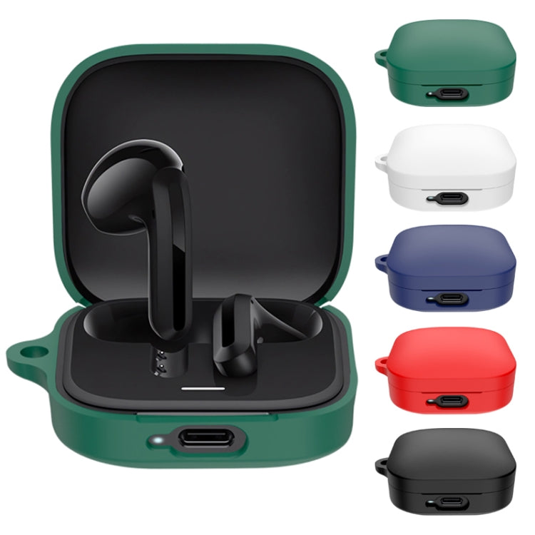 For Xiaomi Redmi Buds 6 Active Headset Silicone Protective Case(Black) by buy2fix