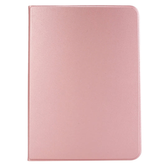 For iPad Air 11 2025 / 2024 Stretch Voltage Plain Leather Smart Tablet Case(Rose Gold) by buy2fix