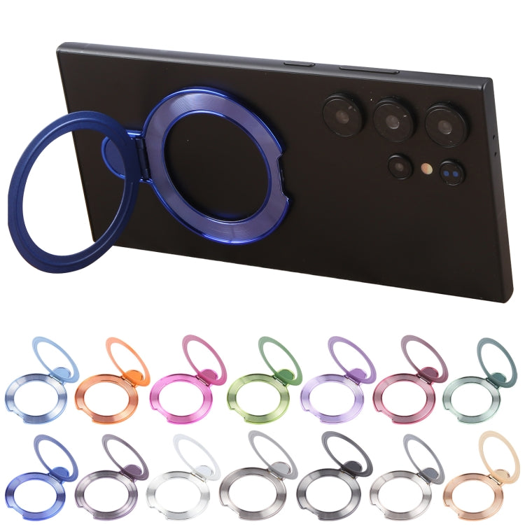 Metal Folding Desktop Phone Bracket(Black) - Ring Holder by buy2fix | Online Shopping UK | buy2fix