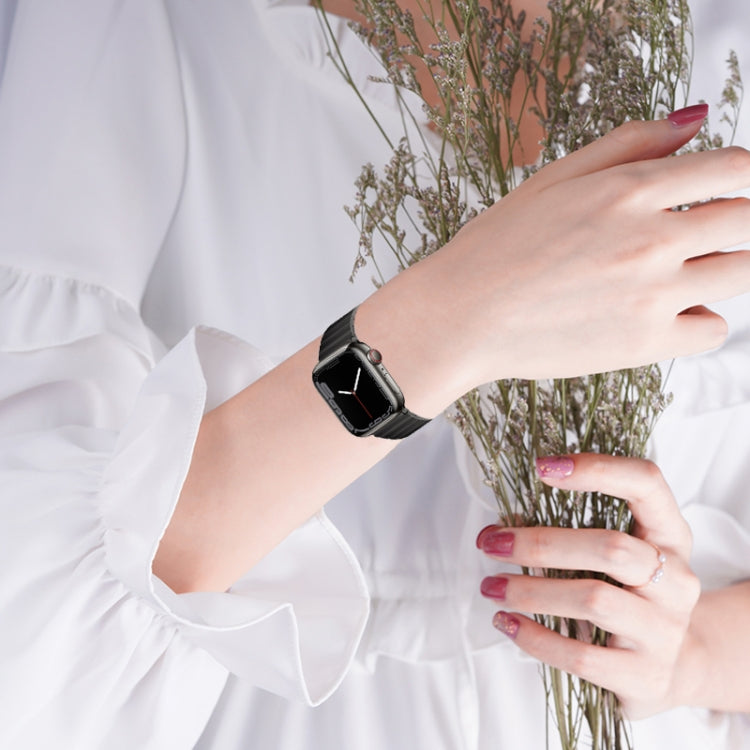 For Apple Watch Ultra 2 49mm PG65 Single Bead Bamboo Joint Spring Bars Titanium Metal Watch Band(Silver) by buy2fix