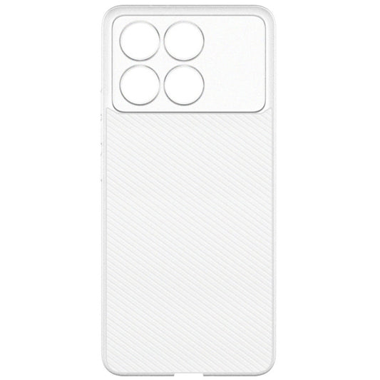 For Xiaomi Redmi K70E 5G imak 0.7mm Ultra Thin Ripple Texture Phone Case(Transparent White) by imak