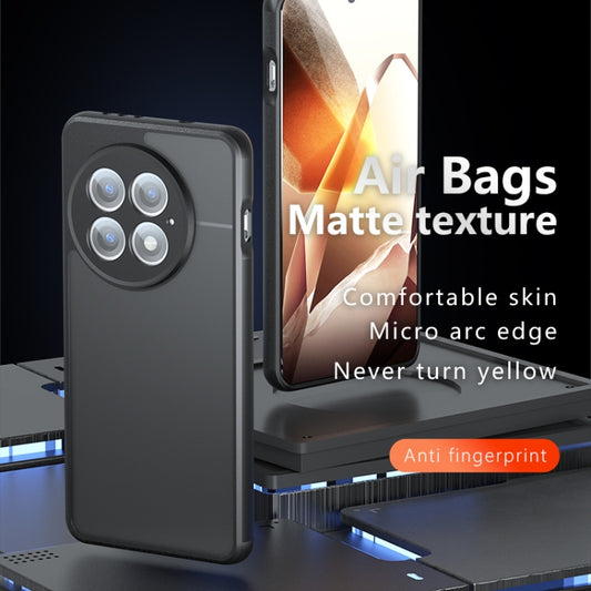 For OnePlus 13 Armor Precise Hole PC Hybrid TPU Phone Case(Frosted Black) by buy2fix