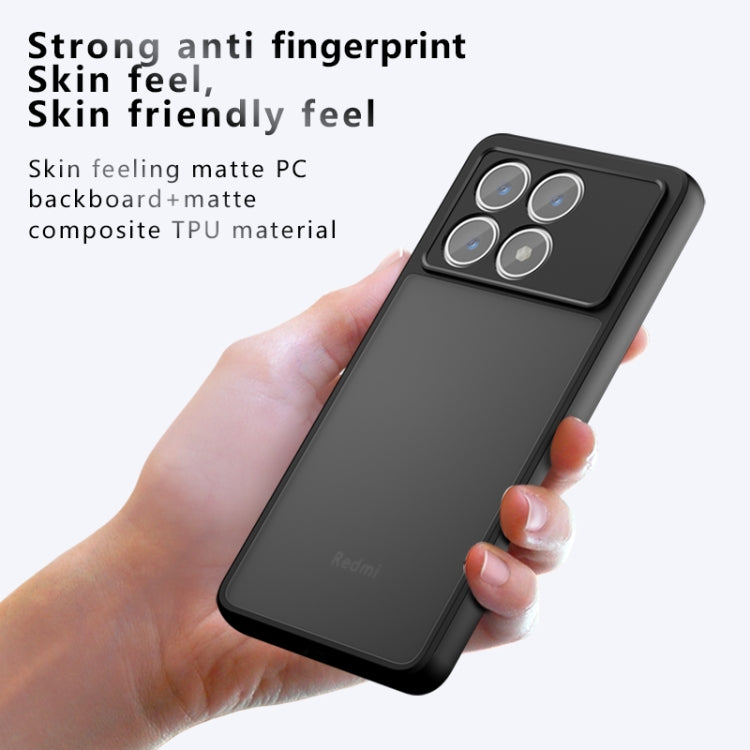 For Xiaomi Redmi K70 Pro / K70 Armor Precise Hole PC Hybrid TPU Phone Case(Frosted Black) by buy2fix
