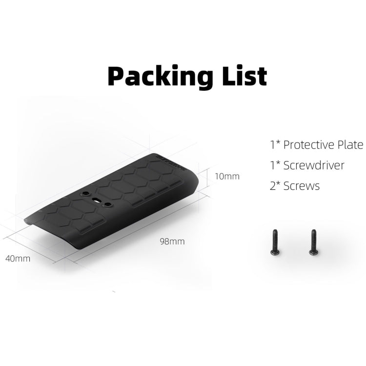 For DJI Avata 2 Sunnylife Drone Anti-Collision Protective Cover Back Plate(Orange) by Sunnylife