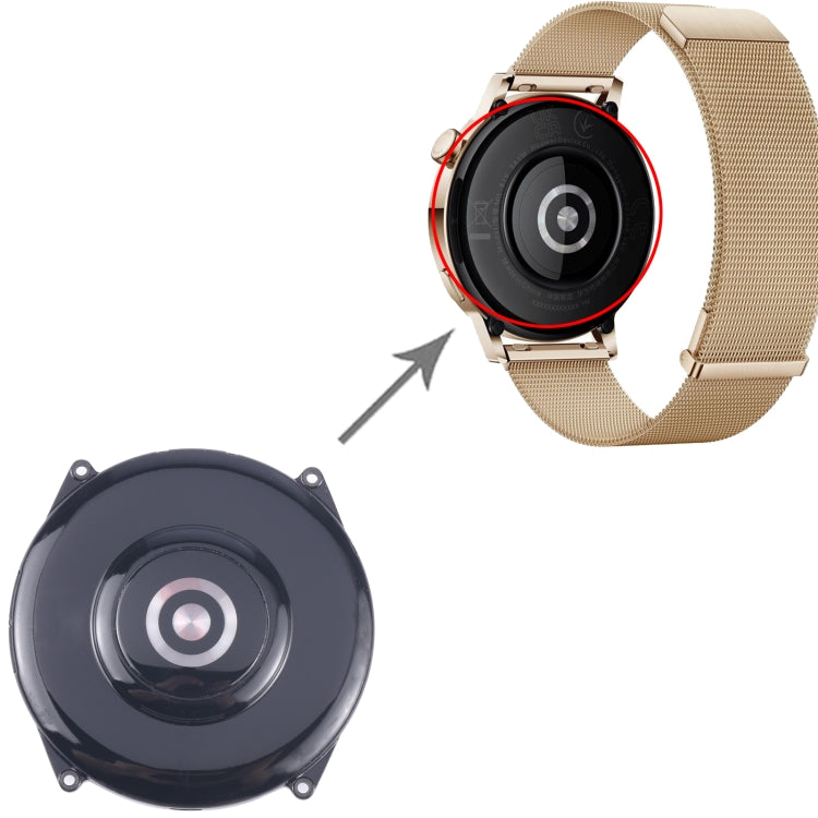 For Huawei Watch GT 3 46mm Original Rear Housing Cover(Black) by buy2fix