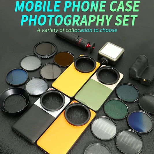 For Xiaomi 14 Ultra JSR Phone Case Filter Kit, Type:6 in 1 SLR Upgrade Set by JSR