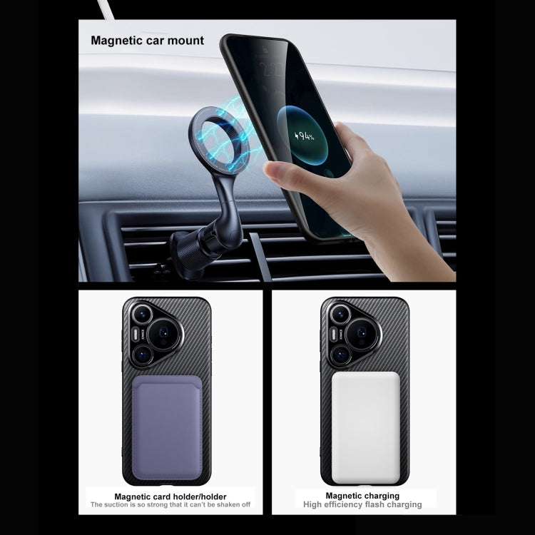 For Huawei Mate 60 SULADA 600D Kevlar Texture PC Shockproof Phone Case(Black) - Huawei Cases by SULADA | Online Shopping UK | buy2fix