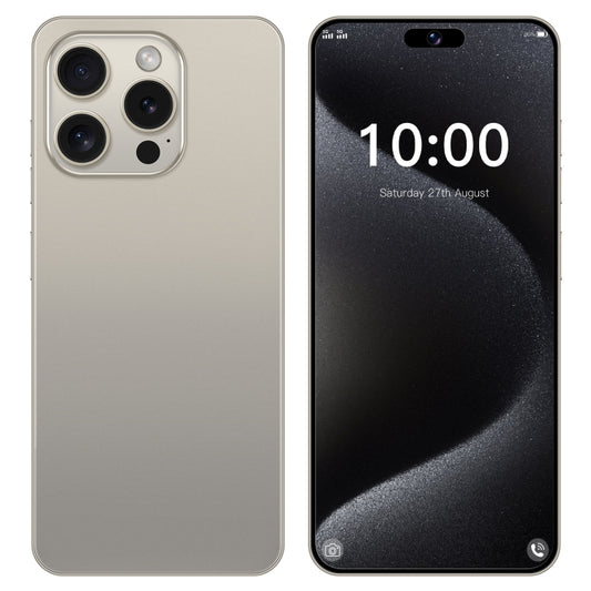 VD1 / i15 Pro Max, 3GB+64GB, 6.8 inch Screen, Face Identification, Android 10.0 MTK6753 Octa Core, Network: 4G, Dual SIM(Gold) by buy2fix