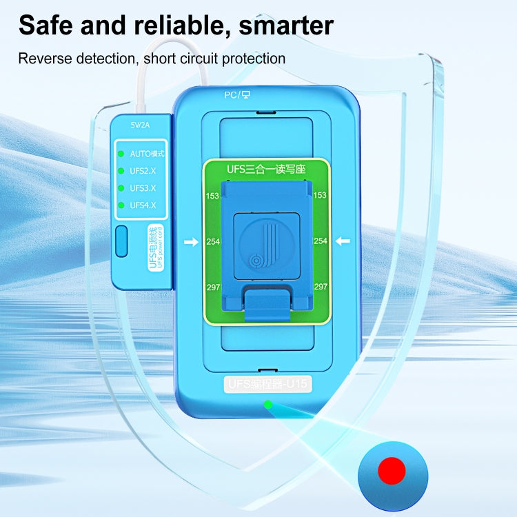 JCID UFS Programmer-U15 Box for Adaptation UFS Nand Flash Read & Write Expansion Repair by JCID