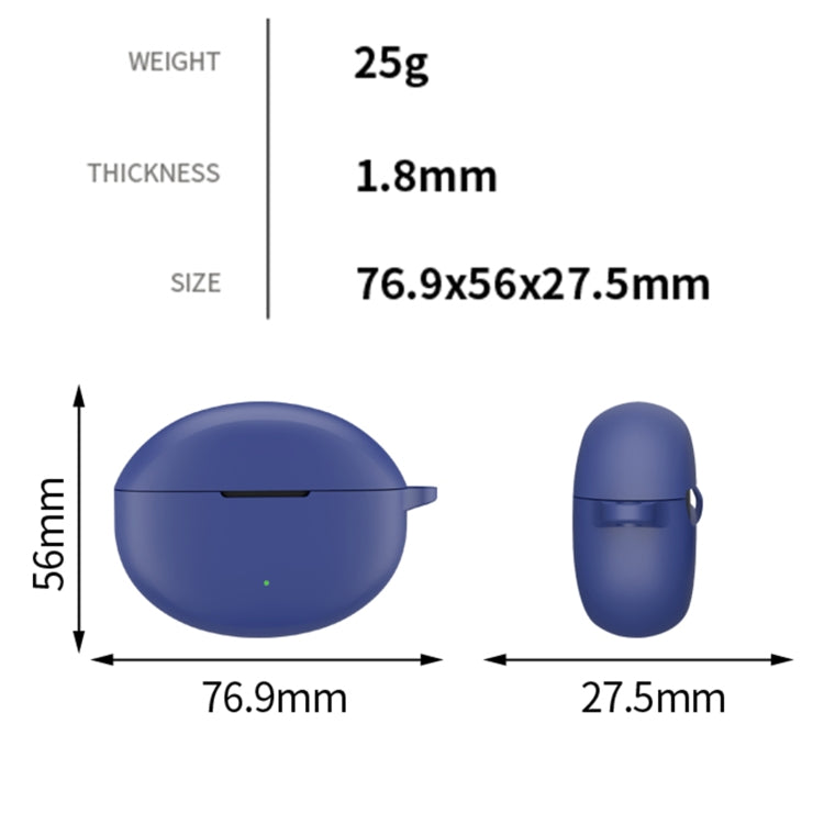 For OPPO Enco Air4 Pro Headset Silicone Protective Case(Red) by buy2fix