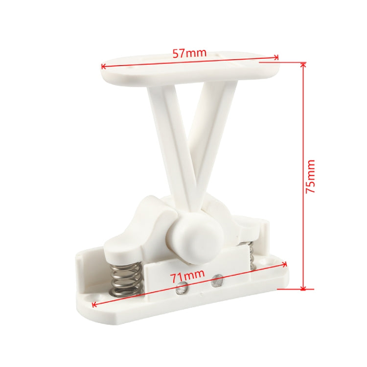 2pcs / Set RV Nylon Buffer Door Stopper with Spring(White) by buy2fix