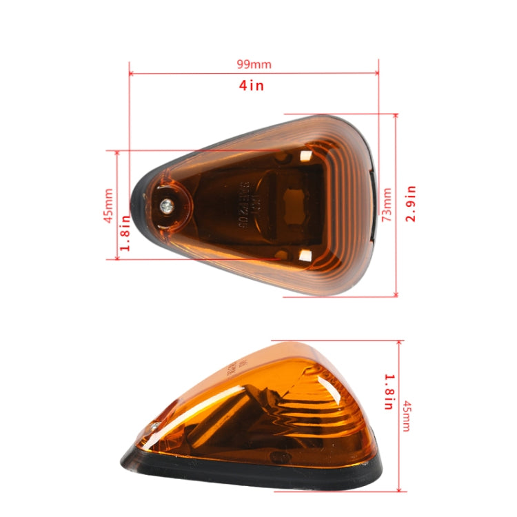 5pcs / Set Car LED Roof Marker Light for Ford(Yellow) by buy2fix