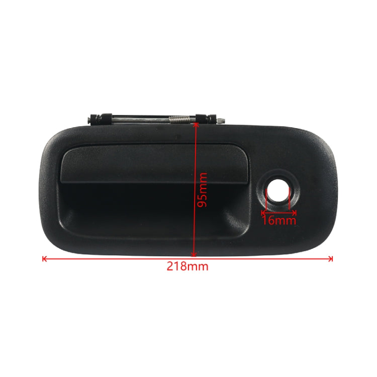 Car Left Front Door Outside Handle for Chevrolet Express 1500 25942271(Black) by buy2fix