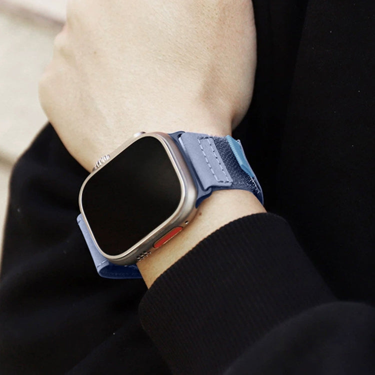 For Apple Watch Ultra 2 49mm Loop Woven Nylon Watch Band(Fir Green) by buy2fix