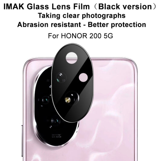 For Honor 200 IMAK Rear Camera Lens Glass Film Black Version by imak