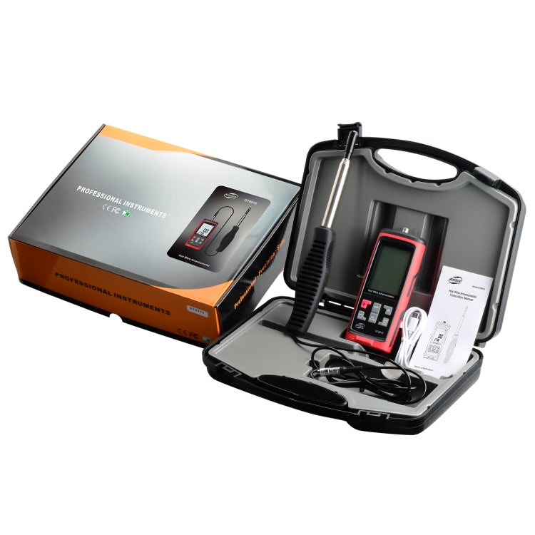 BENETECH GT8616 Handheld Digital LCD Hot Wire Anemometer by BENETECH