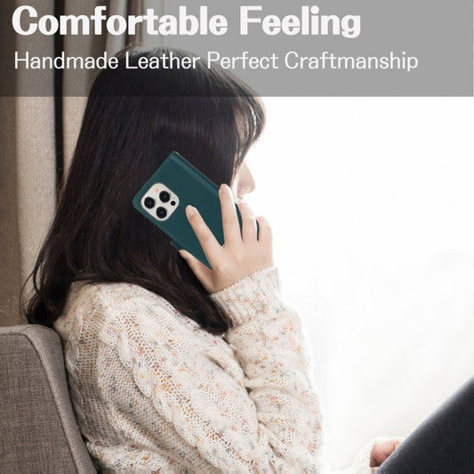 For iPhone 14 Pro YM016 Rhombic Zipper Card Wallet Leather Phone Case with Lanyard(Green) - iPhone 14 Pro Cases by buy2fix | Online Shopping UK | buy2fix