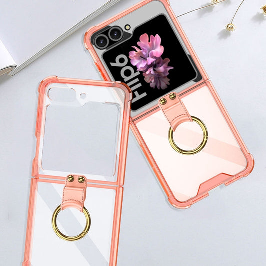 For Samsung Galaxy Z Flip6 / Flip7 FE GKK Airbag Ring Full Coverage Phone Case(Orange) by GKK