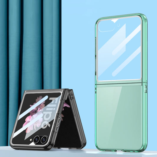 For Samsung Galaxy Z Flip6 / Flip7 FE GKK Integrated Ultra-thin Large Window PC Phone Case(Green) by GKK