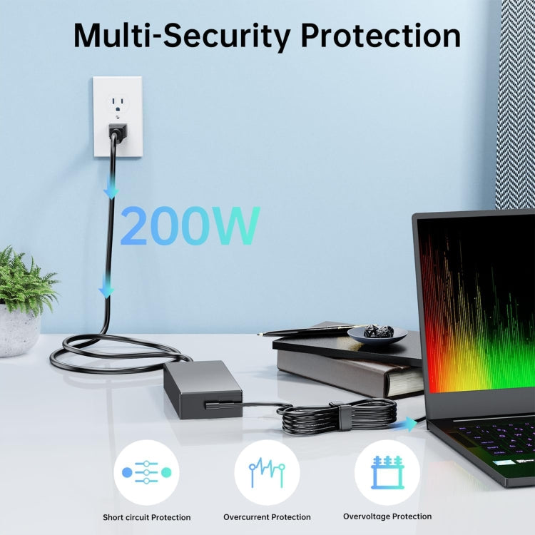 200W 20V 10A Laptop Notebook Power Adapter For Asus 6.0 x 3.7mm, Plug:AU Plug by buy2fix