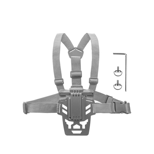 For DJI RC 2 / 1 Sunnylife Remote Control Waist Support Bracket Chest Strap(Grey) by Sunnylife