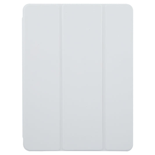 For iPad 9.7 2018 & 2017 / Air / Air2 GEBEI Acrylic TPU 3-folding Rotating Smart Tablet Leather Case withh Pen Slot(Grey) by GEBEI