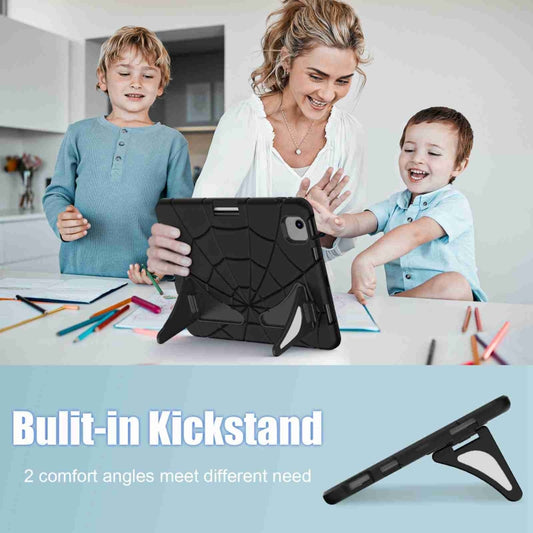 For iPad Air 11 2025 / 2024 Silicone + PC Shockproof Protective Tablet Case(Black) by buy2fix