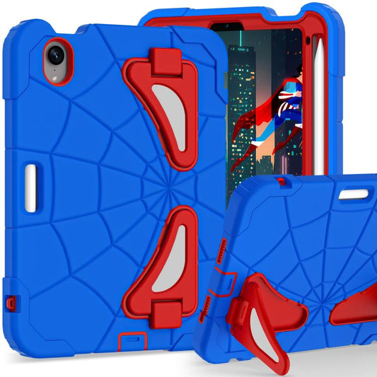For iPad mini 2024 / mini 6 Silicone + PC Shockproof Protective Tablet Case(Blue Red) - iPad mini 2024 Cases by buy2fix | Online Shopping UK | buy2fix