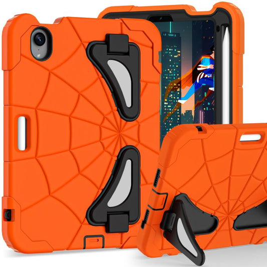 For iPad mini 2024 / mini 6 Silicone + PC Shockproof Protective Tablet Case(Orange Black) - iPad mini 2024 Cases by buy2fix | Online Shopping UK | buy2fix