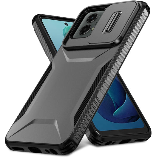 For Motorola Moto G 5G 2024 Sliding Camshield Phone Case(Black) by buy2fix