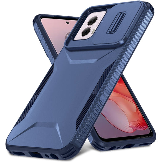 For Motorola Moto G Power 5G 2024 Sliding Camshield Phone Case(Blue) by buy2fix