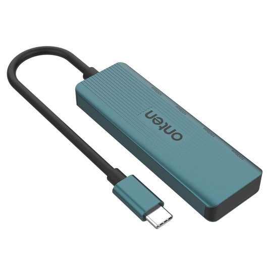 Onten UC620 10Gbps USB-C / Type-C to USB 3.2 Gen2 4 in 1 Multi-function HUB Docking Station, Length:13cm(Green) by Onten