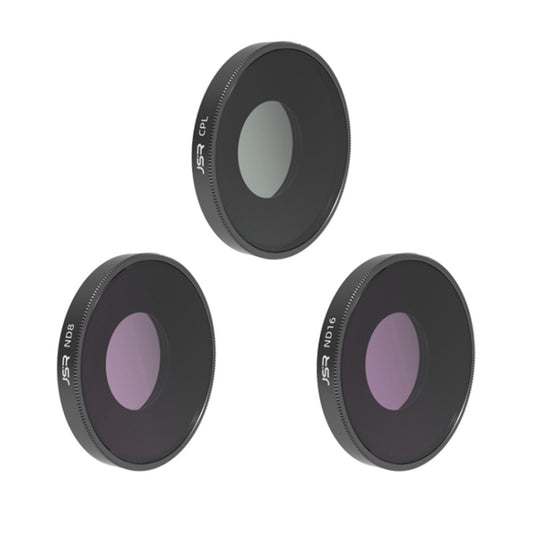 For DJI Osmo Action 4 JUNESTAR Threaded Camera Lens Filter, Filter:3 in 1 CPL ND8 ND16 by JSR