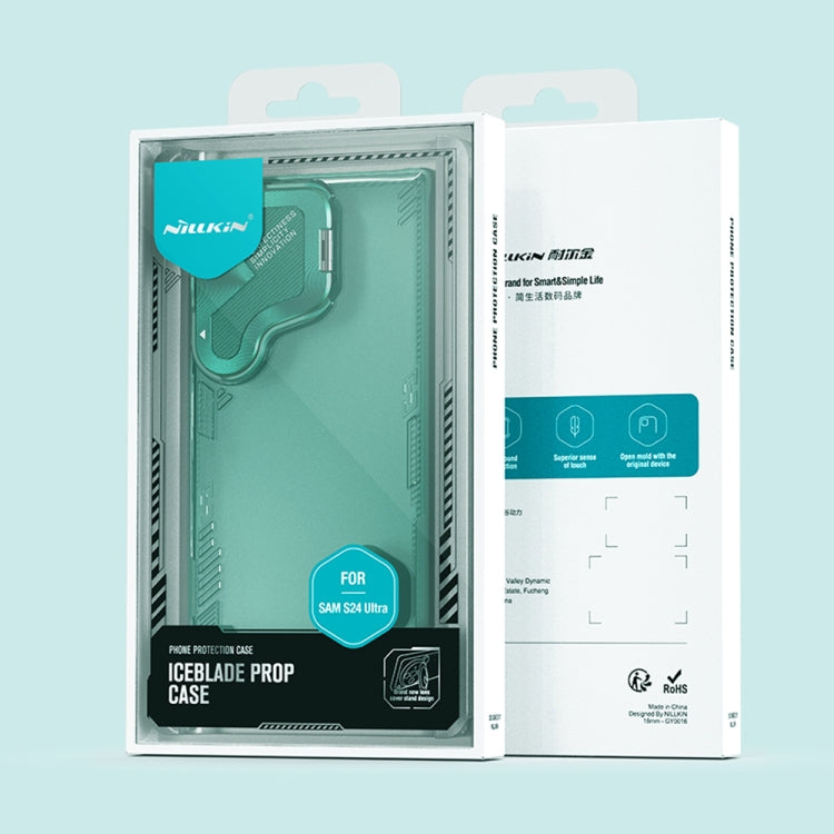 For Samsung Galaxy S24 Ultra 5G NILLKIN Ice Sky Prop Series Cover Version Phone Case(Green) by NILLKIN