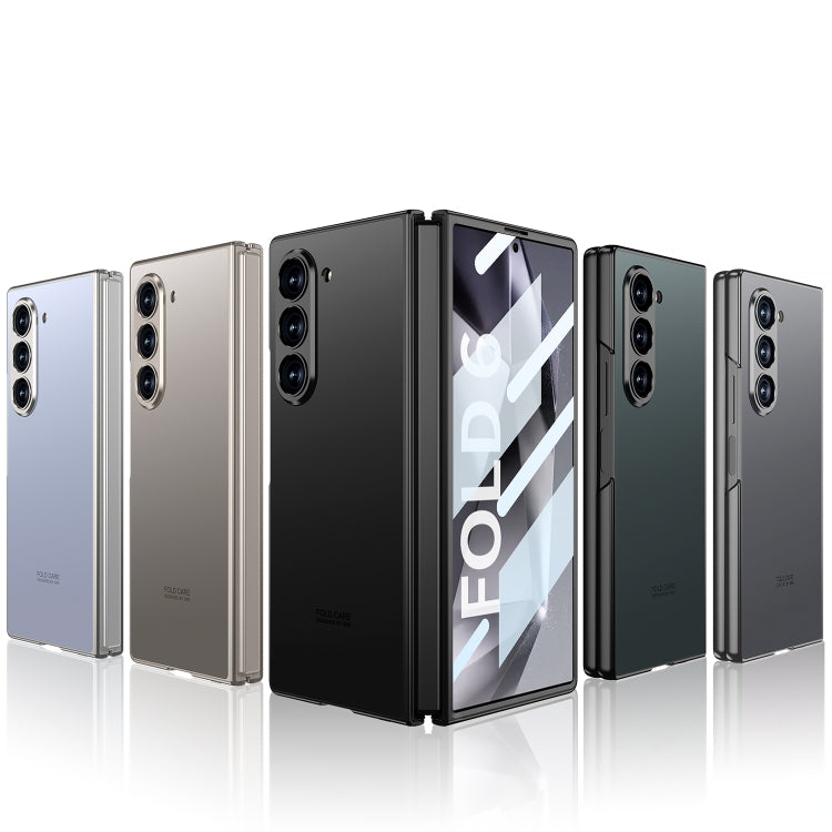 For Samsung Galaxy Z Fold6 GKK Integrated AG Craft Skin Feel Full Coverage Phone Case(Blue) by GKK