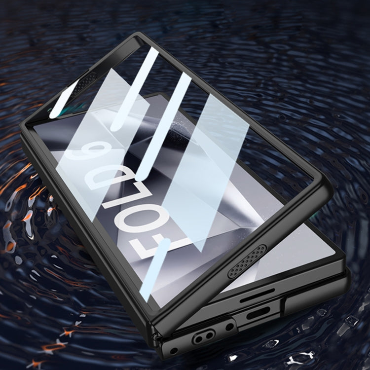 For Samsung Galaxy Z Fold6 GKK Integrated Accurate Hole Ultra-thin Square Ring Holder Phone Case(Silver) by GKK