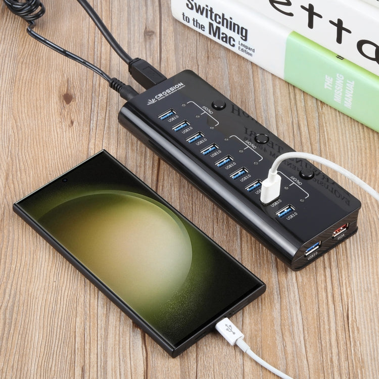 ORICO CRU3-H9C1 10 Port USB3.0 12V 4A HUB Power Adapter, Plug:US Plug by ORICO