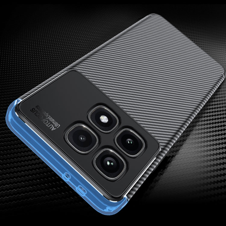 For Redmi K70 Ultra Carbon Fiber Texture Shockproof TPU Phone Case(Black) by buy2fix