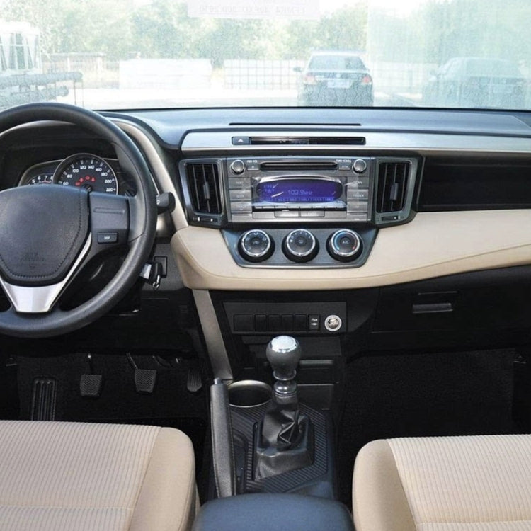 For Toyota Corolla 2007-2013 Car Gear Lever Hand Ball Leather Gear Shift Knob, Style:6 Speed by buy2fix