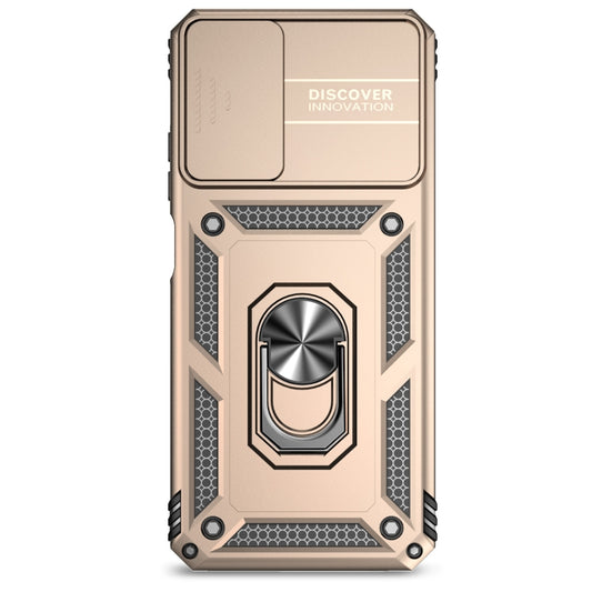 For Motorola Moto G Power 5G 2024 Sliding Camshield Holder Phone Case(Gold) by buy2fix