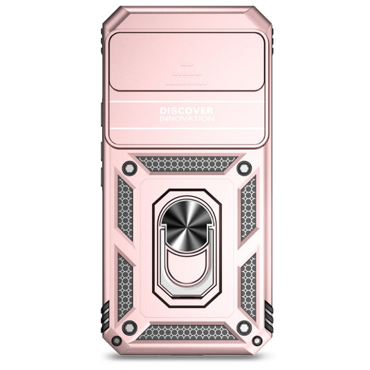 For Google Pixel 9 Pro Sliding Camshield Holder Phone Case(Rose Gold) by buy2fix
